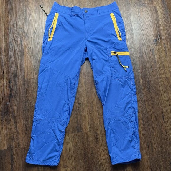 REI Other - REI x Outdoor Afro Trail Cargo Hiking Pants Performance Blue Size 38x30